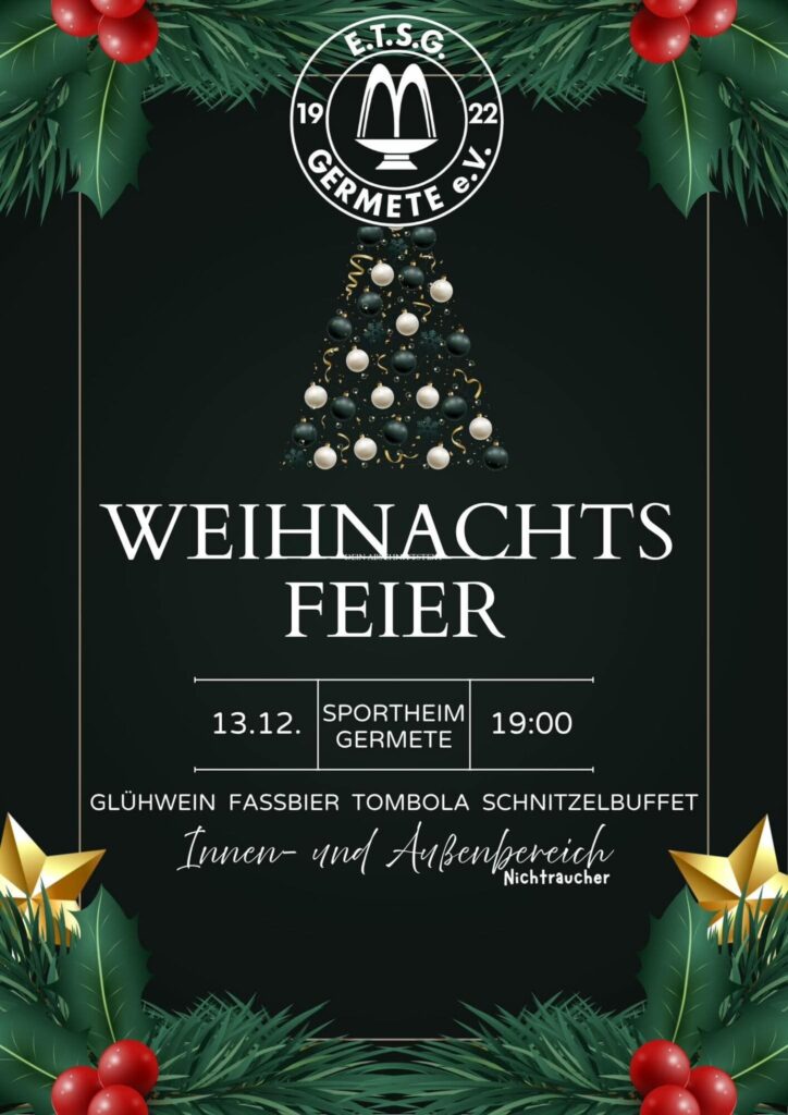 Weihnachtsfeier der ETSG Germete 2025